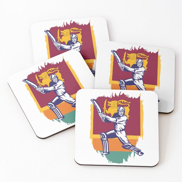 Item preview, Sri Lanka Cricket Player Batsman Design designed and sold by alltheprints.