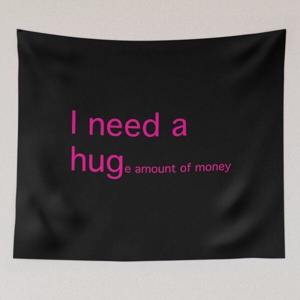 Item preview, I need a hug... (pink text) designed and sold by OlivDesignsCo.