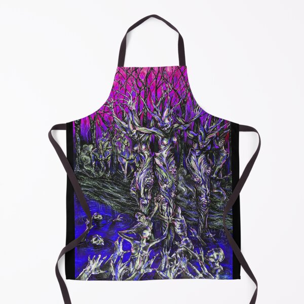 Item preview, The Seventh Circle - Blue - Dante's Inferno - Dark Psychedelic Art Print designed and sold by SubQtaneousArt.