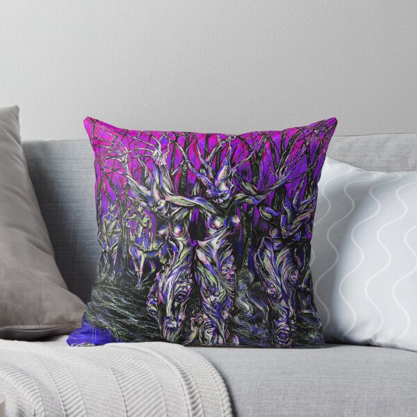 Item preview, The Seventh Circle - Blue - Dante's Inferno - Dark Psychedelic Art Print designed and sold by SubQtaneousArt.