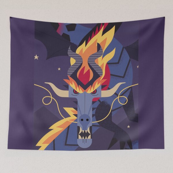 Item preview, Traditional Anime Dragon illustration designed and sold by Bkstores.