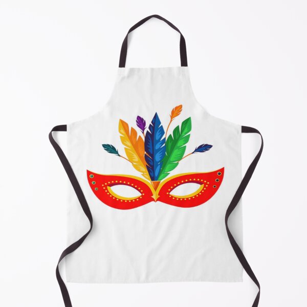 Item preview, Mardi Gras mask with feathers designed and sold by Cyber-Spider.