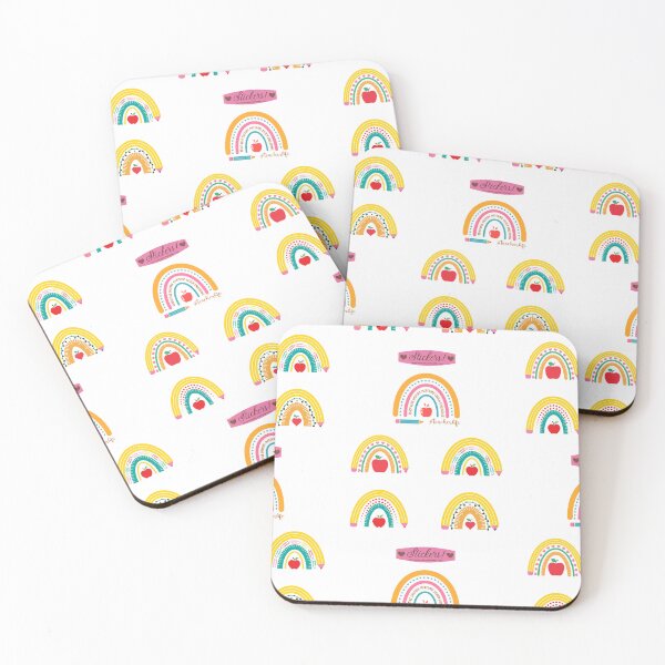 Item preview, { DEAL!} Teacher Rainbow Stickers Variety 5 Pack designed and sold by ForscarlettPub.