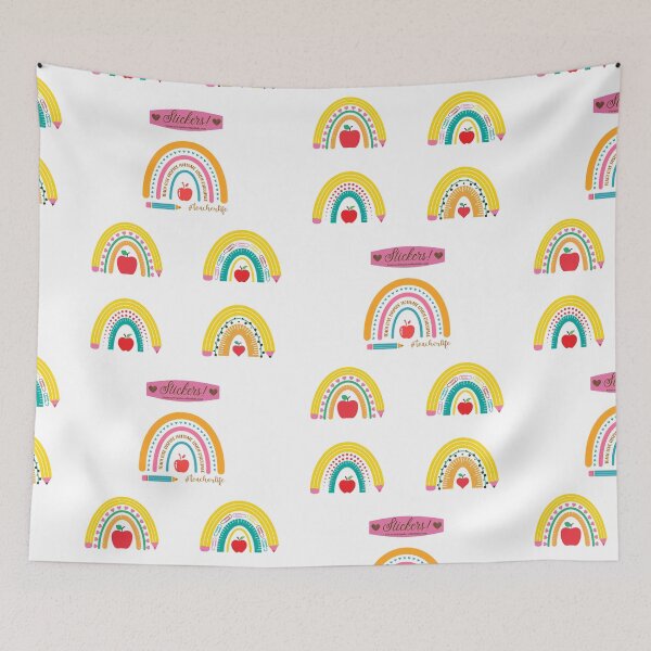 Item preview, { DEAL!} Teacher Rainbow Stickers Variety 5 Pack designed and sold by ForscarlettPub.