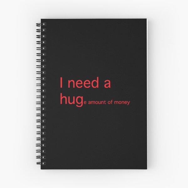 Item preview, I need a hug... (red text) designed and sold by OlivDesignsCo.