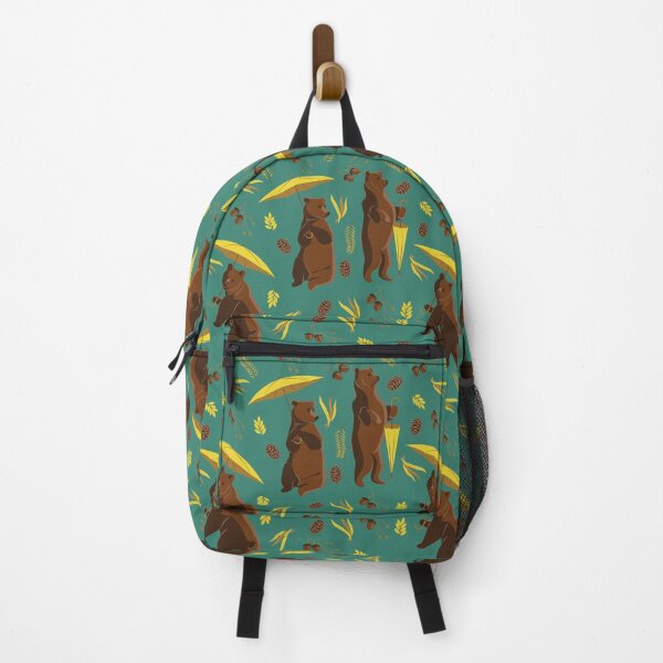 Item preview, Brown bears with Yellow Umbrellas designed and sold by Megan Wolthers.