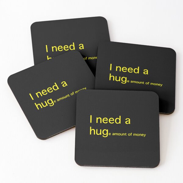 Item preview, I need a hug... (yellow text) designed and sold by OlivDesignsCo.