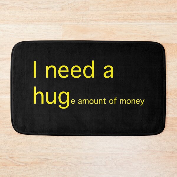 Item preview, I need a hug... (yellow text) designed and sold by OlivDesignsCo.
