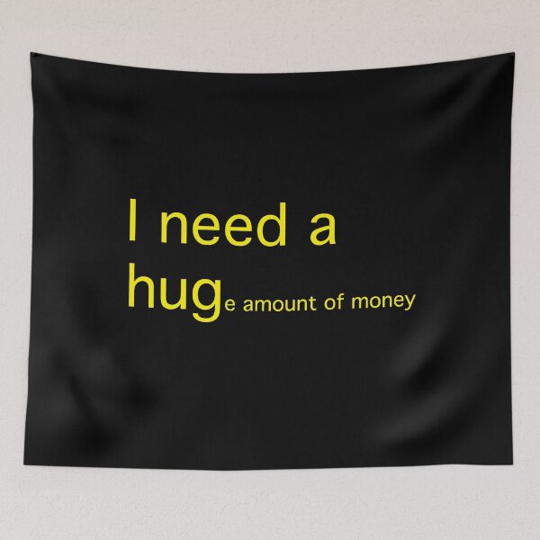 Item preview, I need a hug... (yellow text) designed and sold by OlivDesignsCo.