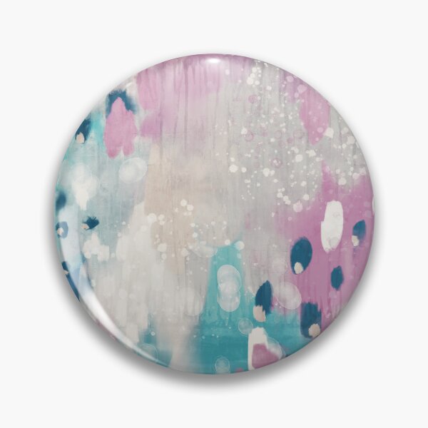 Item preview, Pink blue abstract painting  designed and sold by vianahline.
