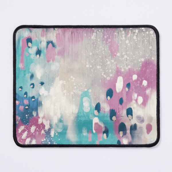 Item preview, Pink blue abstract painting  designed and sold by vianahline.