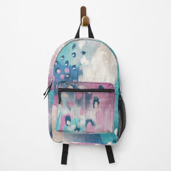 Item preview, Pink blue abstract painting designed and sold by vianahline.