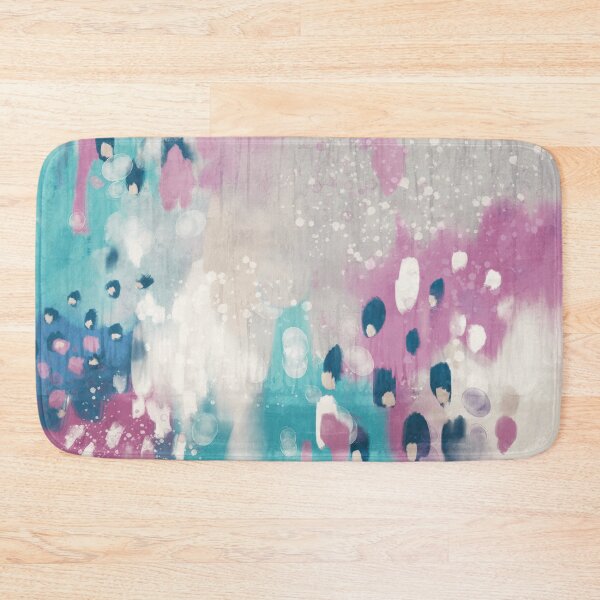 Item preview, Pink blue abstract painting  designed and sold by vianahline.