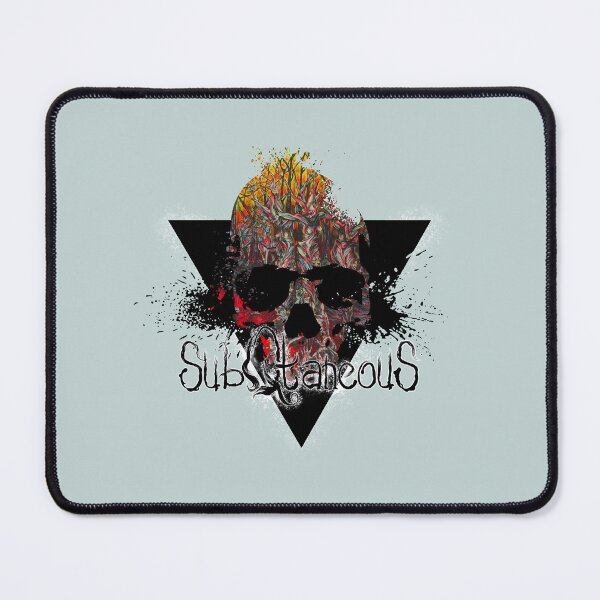 Item preview, Skull and Ink - Red - SubQtaneous - Grunge/Metal/Goth/Alternative T-shirt/Print designed and sold by SubQtaneousArt.