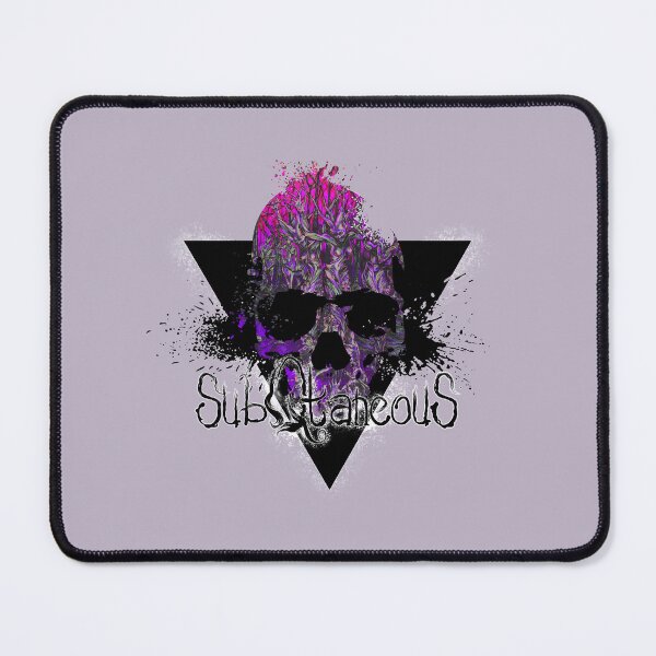 Item preview, Skull and Ink - Purple - SubQtaneous - Grunge/Metal/Goth/Alternative T-shirt/Print designed and sold by SubQtaneousArt.