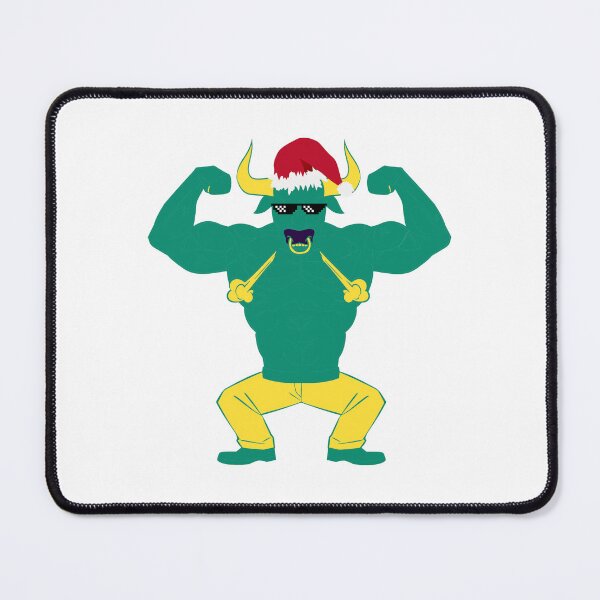 Item preview, Christmas Fighter Bull designed and sold by PurpleTank.