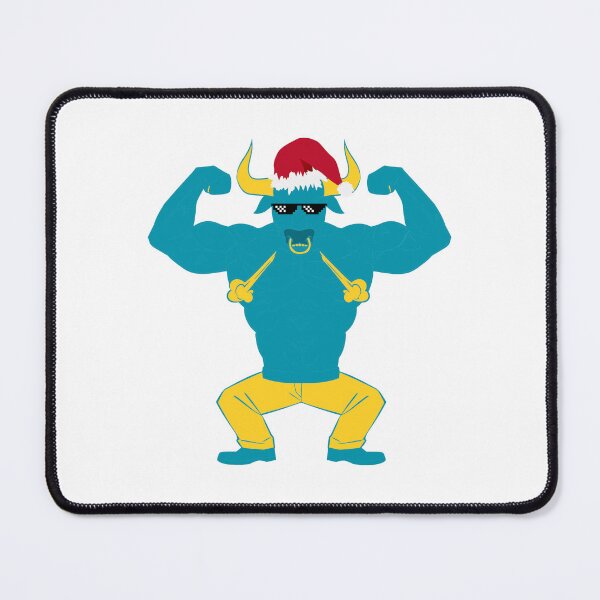Item preview, Christmas Fighter Bull designed and sold by PurpleTank.