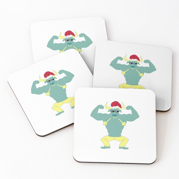 Item preview, Christmas Fighter Bull designed and sold by PurpleTank.