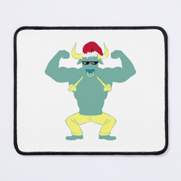 Item preview, Christmas Fighter Bull designed and sold by PurpleTank.