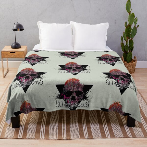 Item preview, Skull and Ink - Pink - SubQtaneous - Grunge/Metal/Goth/Alternative T-shirt/Print designed and sold by SubQtaneousArt.