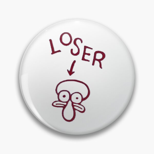 Item preview, Squidward Loser Sticker designed and sold by KeishaLouis.