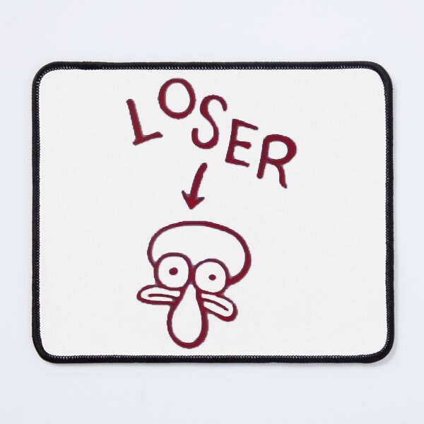 Item preview, Squidward Loser Sticker designed and sold by KeishaLouis.
