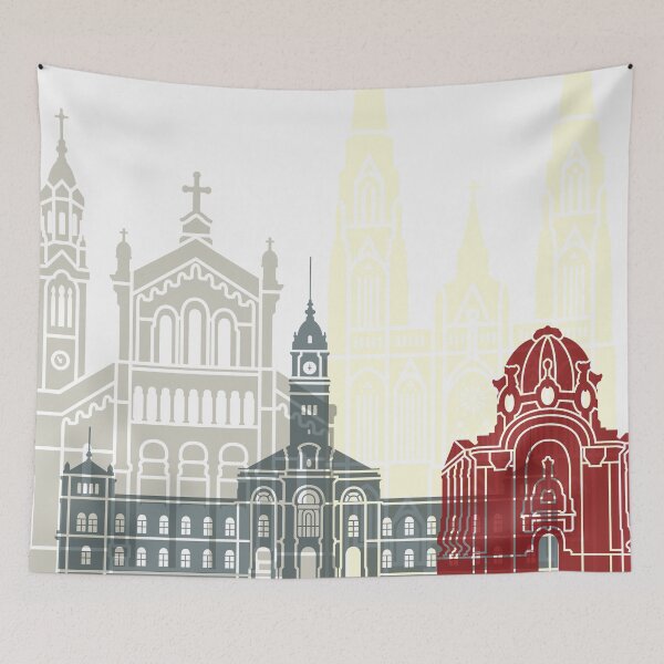 Item preview, La Plata skyline poster designed and sold by paulrommer.