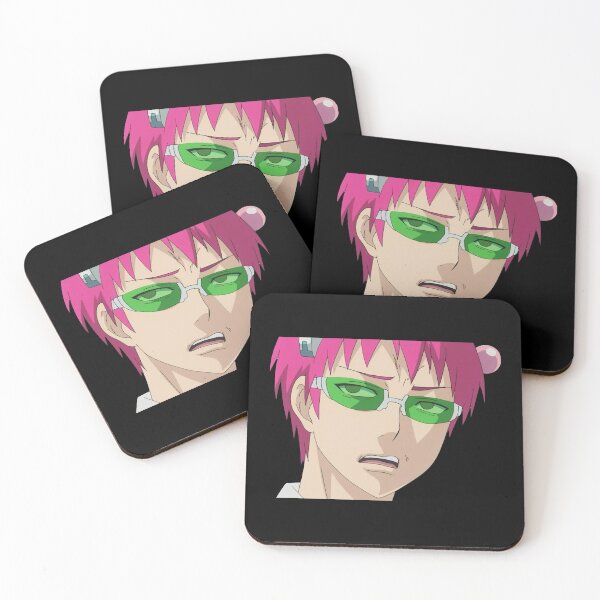 Item preview, The Disastrous Life of Saiki K. Face Design Sticker designed and sold by KeishaLouis.