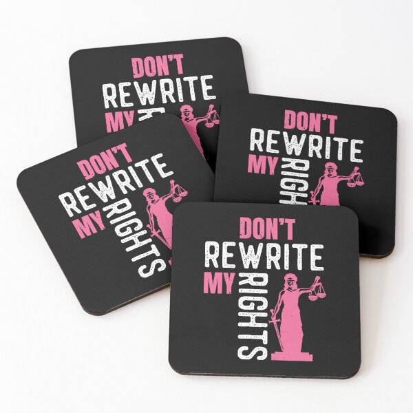 Item preview, Don't Rewrite My Rights Pro Choice Save Roe v Wade designed and sold by GravitiTees.