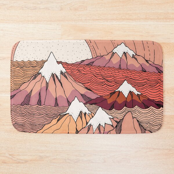 Item preview, Sand ocean cliffs designed and sold by Swadeillustrations.