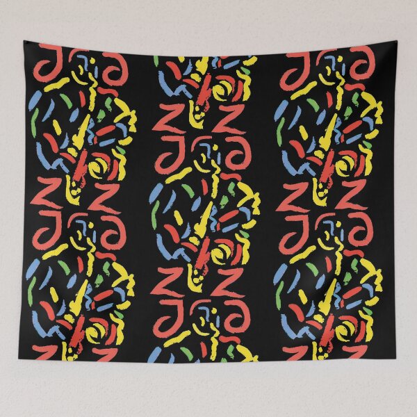 Item preview, JazzSaxophonistModernArtStyle designed and sold by LarryMar207527.
