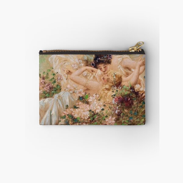 Item preview, Two Fairies Embracing in a Landscape with a Swan  Hans Zatzka Poster designed and sold by sisillewis.
