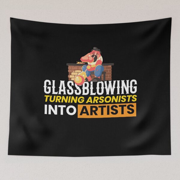 Item preview, Glassblowing Artist Glassblowing Art designed and sold by MooonTees.