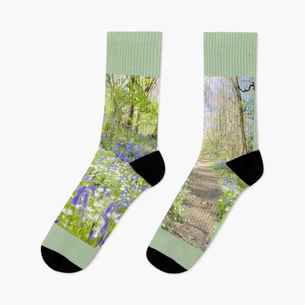 Artikelvorschau, Bluebell and Stitchwort Wood, Yorkshire, (leichte Version) entworfen und verkauft von Alisonchambers2.