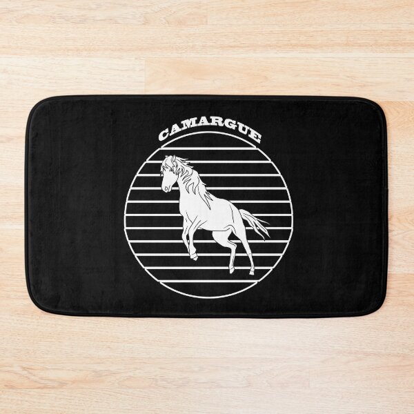 Item preview, White horse on black circle designed and sold by Astralia.