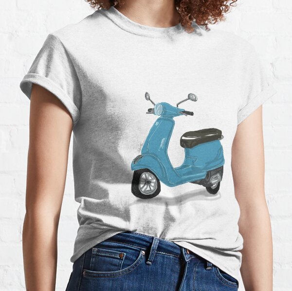 Blaue Vespa Classic T-Shirt