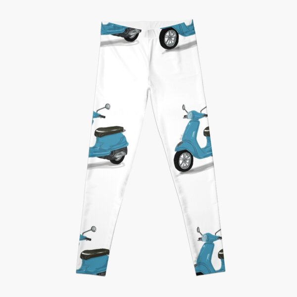 Blaue Vespa Leggings