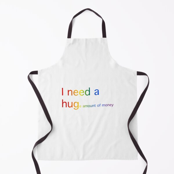 Item preview, I need a hug... (rainbow text) designed and sold by OlivDesignsCo.