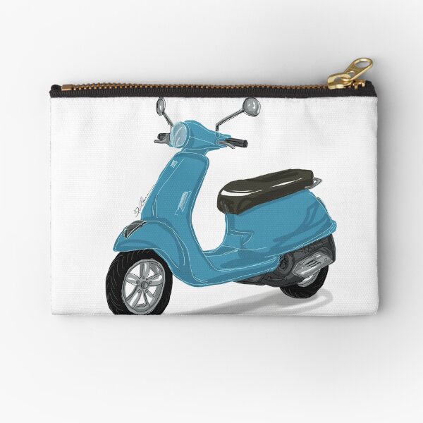 Blaue Vespa Täschchen