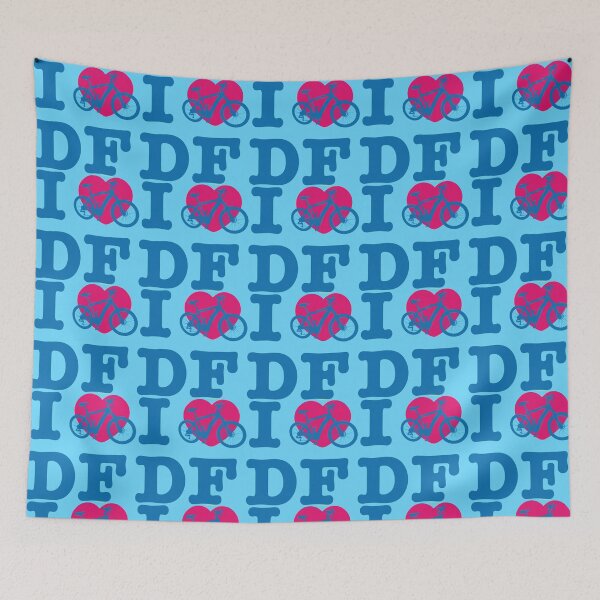 Item preview, I Love Cycling DF Blue Pink / Yo Amo andar en Bicicleta en el DF  / Chilango Pride / Orgullo Chilango designed and sold by chilangopride.