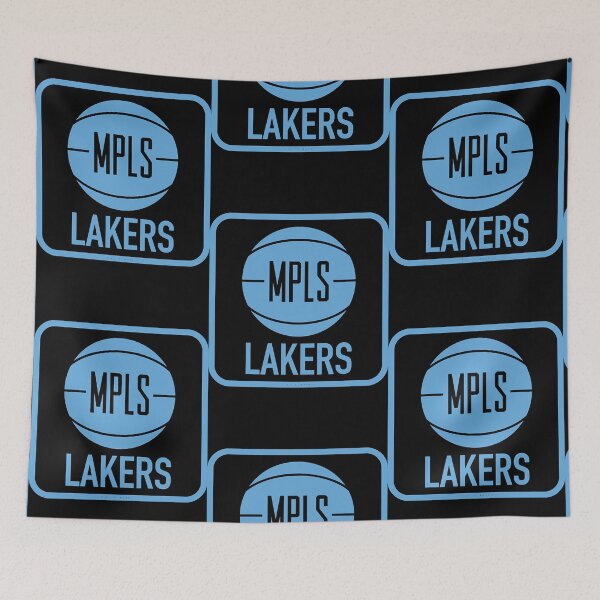 Item preview, Vintage70's-StyledBasketballDecal-MinneapolisLakers(Blue) designed and sold by LarryMar207527.
