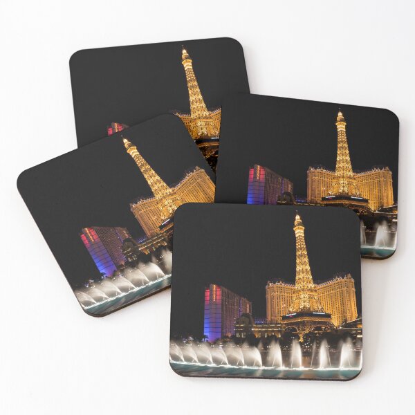 Item preview, Vibrant Las Vegas - Bellagio Fountains, Paris, Ballys and Flamingo designed and sold by Georgia Mizuleva.