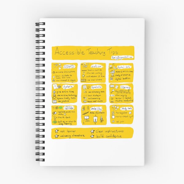 Item preview, Accessible Teaching Tips - Desktop guide designed and sold by EmilyBrysonELT.