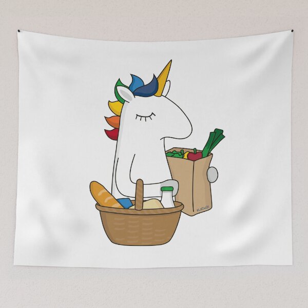 Item preview, Unicorn Grocery Shopping designed and sold by LaDaDi.