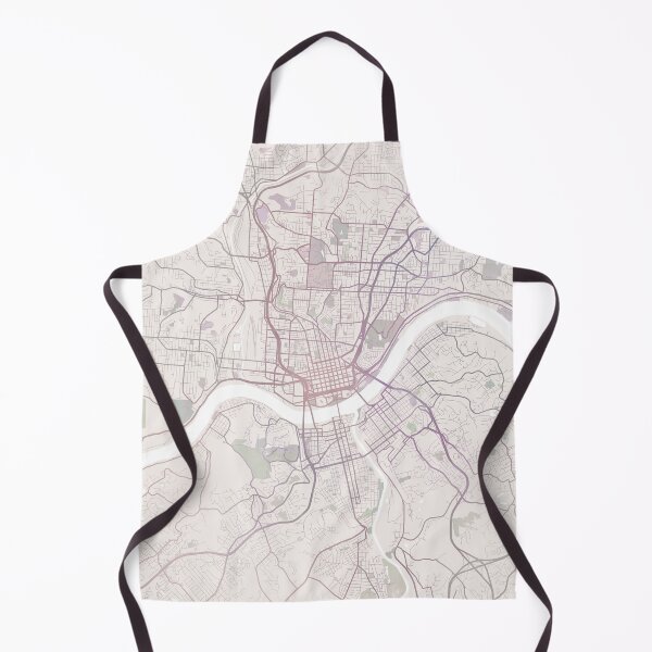 Item preview, Cincinnati Map, Cincinnatti City, Ohio USA City designed and sold by TheRedFinch.