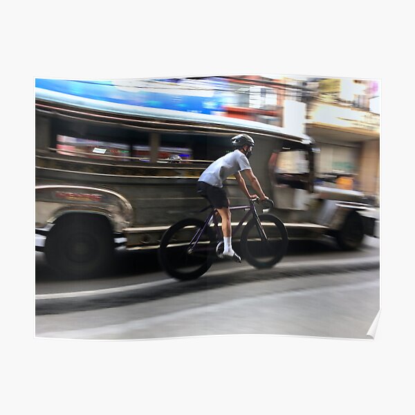 Vélo de route avec Jeepney Poster
