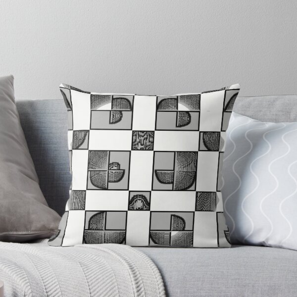 Item preview, Black and white geometric print designed and sold by bernardusae.