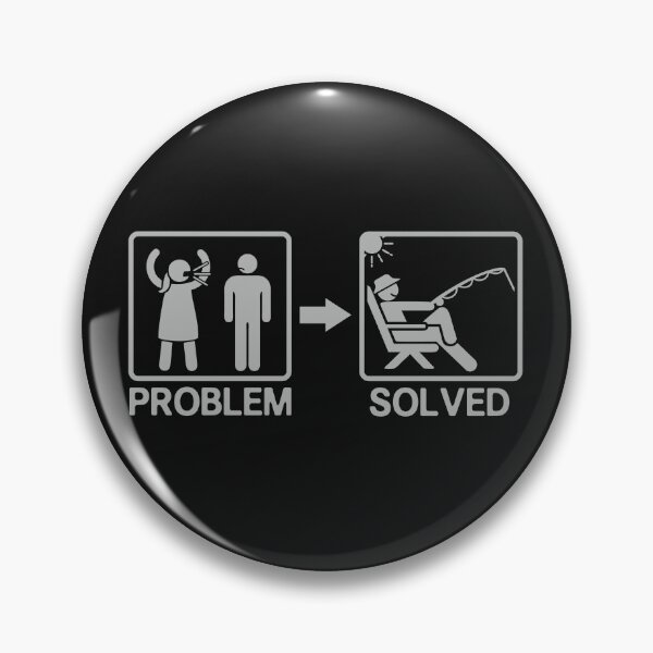 Item preview, Funny Fishing Yelling Wife Problem Solved Fisher Husband Humor Gift  designed and sold by alenaz.