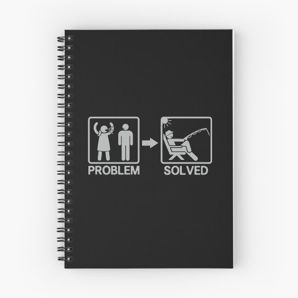 Item preview, Funny Fishing Yelling Wife Problem Solved Fisher Husband Humor Gift  designed and sold by alenaz.