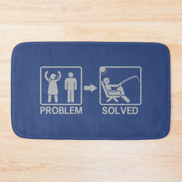 Item preview, Funny Fishing Yelling Wife Problem Solved Fisher Husband Humor Gift  designed and sold by alenaz.